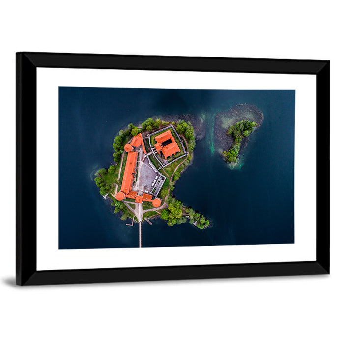 Trakai Island Castle Wall Art as a framed print
