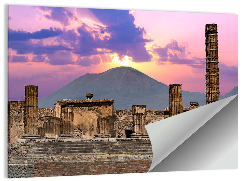 Pompeii & Mount Vesuvius Wall Art