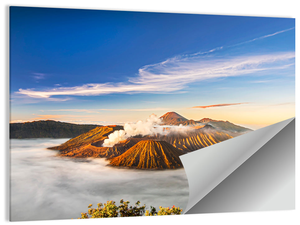 Bromo Volcano Wall Art