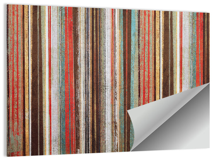Layered Stripes Wall Art as a poster print