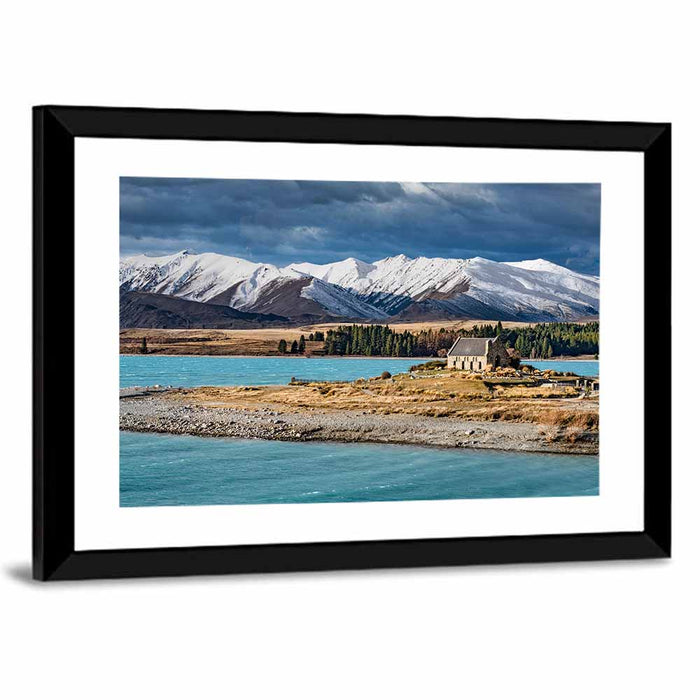 Church of the Good Shepherd Lake Tekapo Wall Art as a framed print