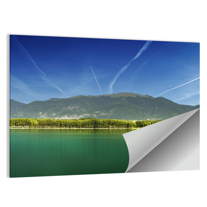 Koprinka Dam Reflections Wall Art as a poster print