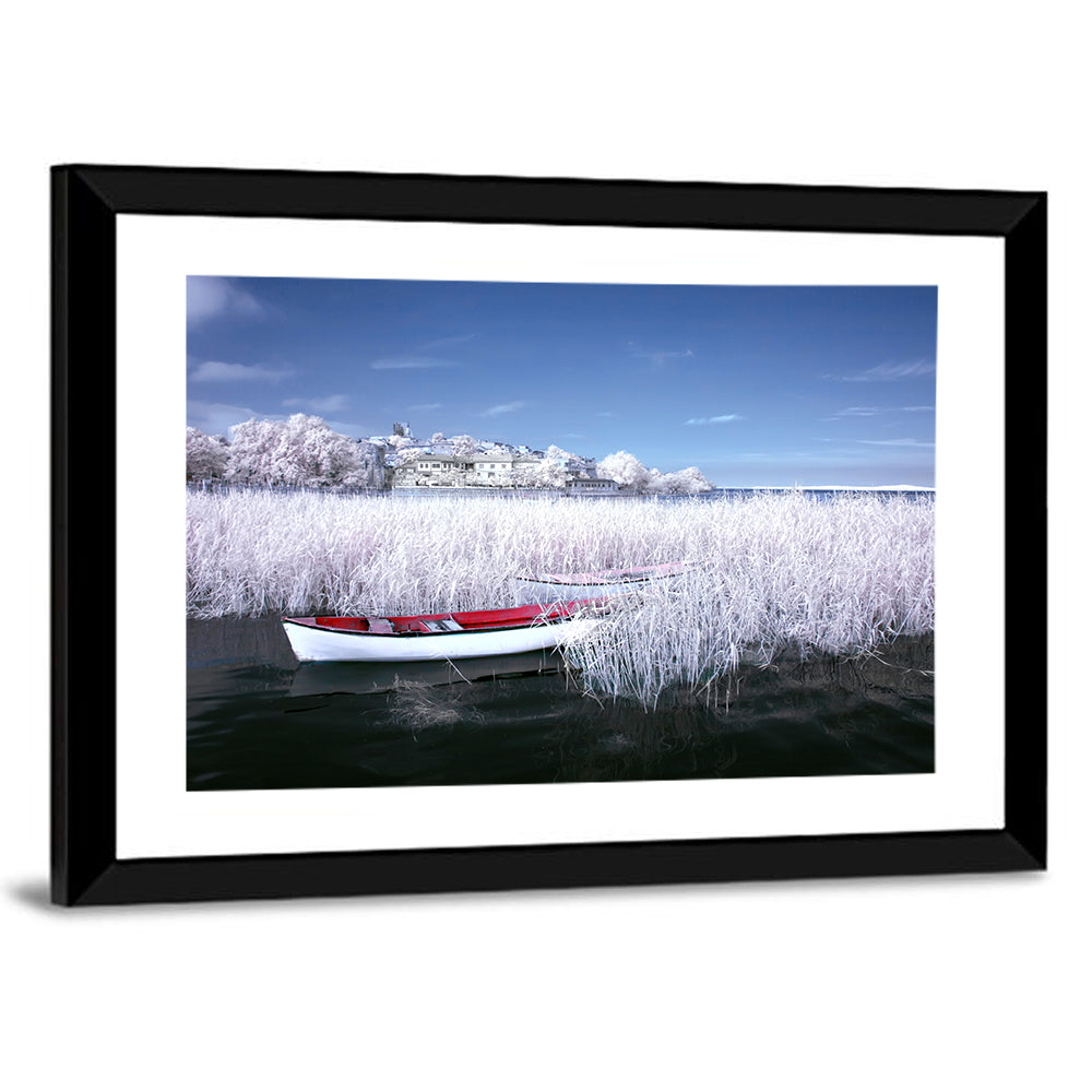 Lake Golyazi in Winter Wall Art