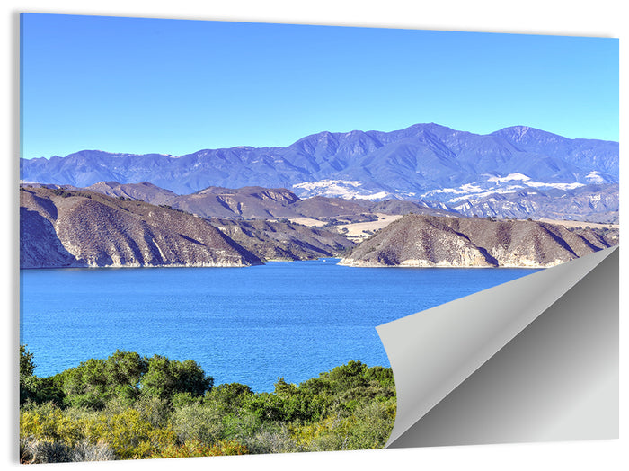 Lake Cachuma Vista Wall Art as a poster print