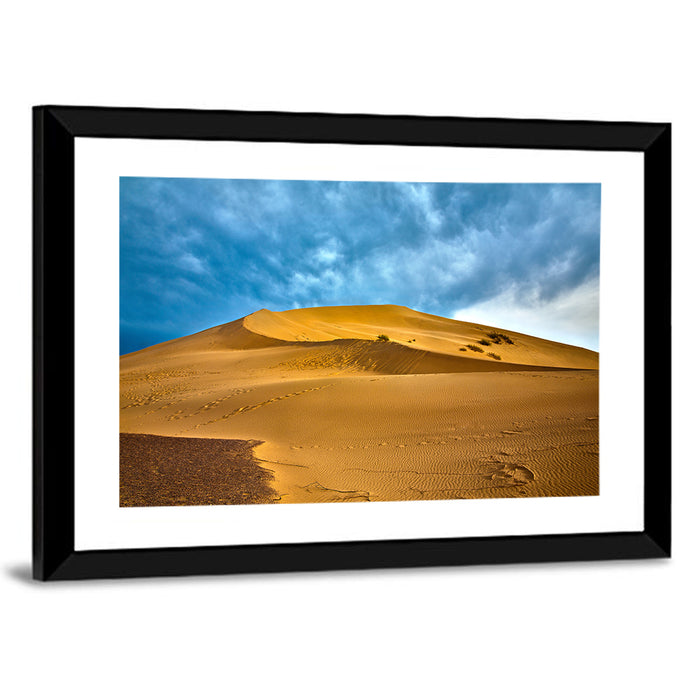 Altyn Emel Sand Dunes Wall Art as a framed print