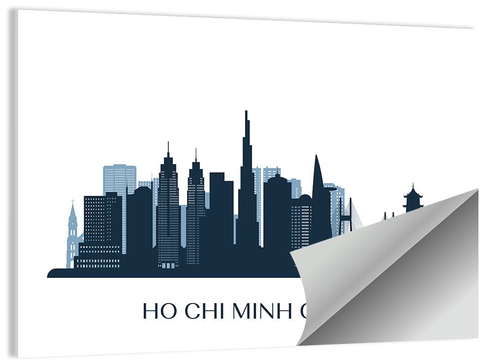 Ho Chi Minh City Skyline Wall Art