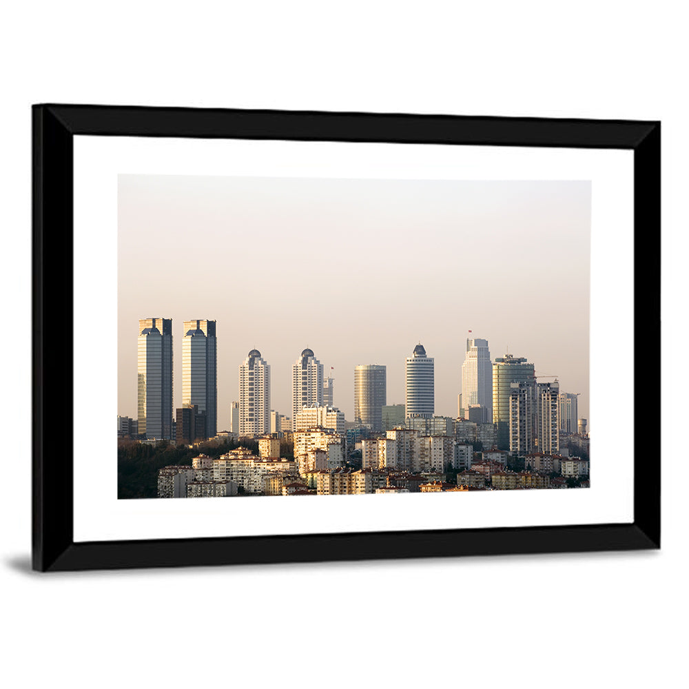 Istanbul Skyscrapers Wall Art