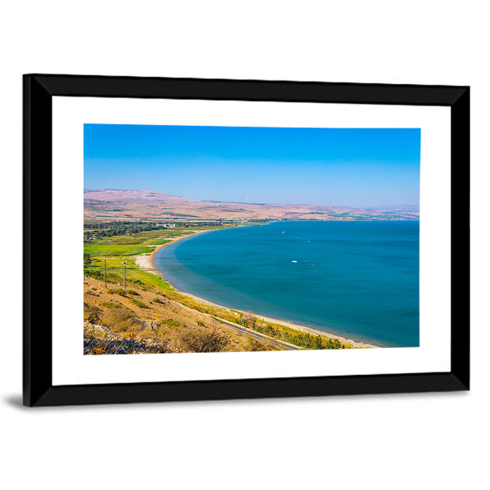 Sea of Galilee, Tiberias Wall Art as a framed print