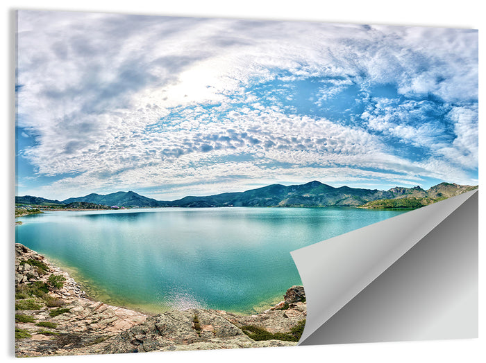 Lake Kivu Shoreline Wall Art as a poster print
