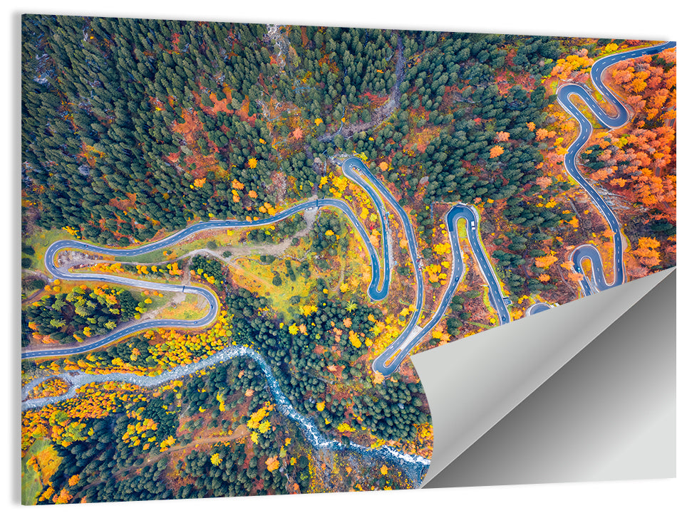 Maloya Pass Aerial Wall Art