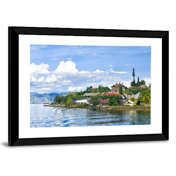 Samosir Island, Lake Toba Wall Art as a framed print