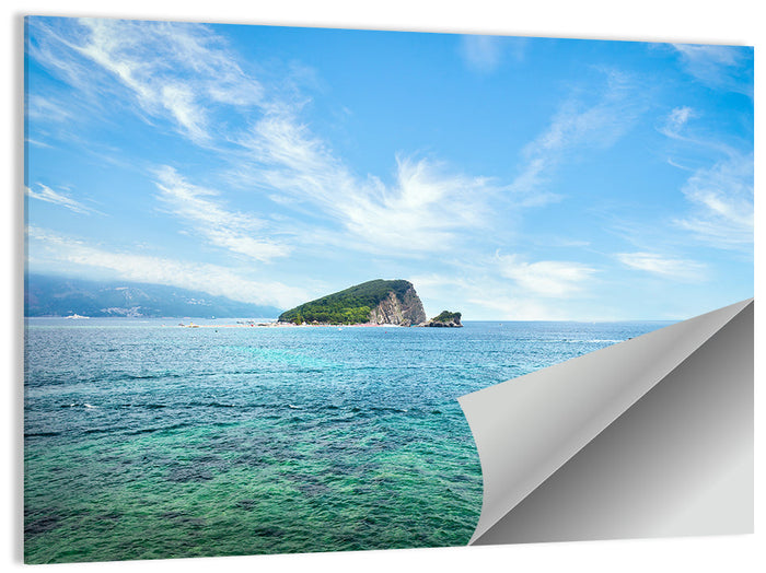 Sveti Nikola Island, Budva Wall Art as a poster print