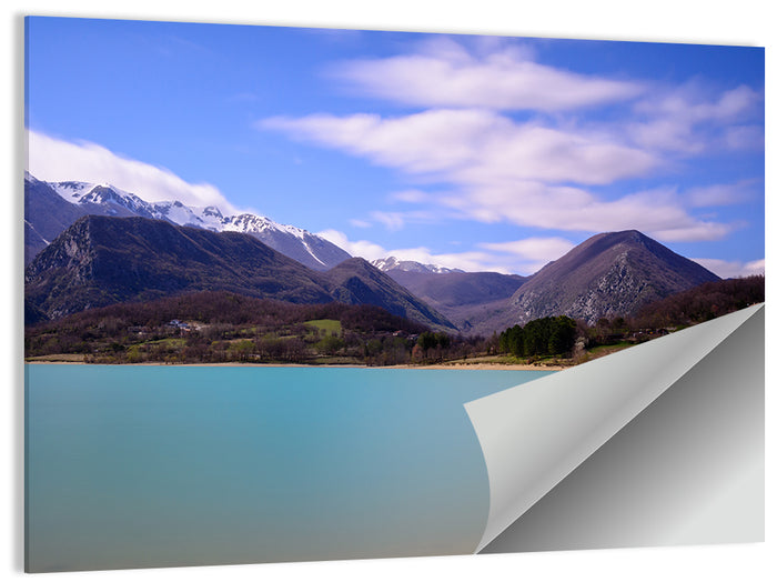 Castel San Vincenzo Lake Wall Art as a poster print