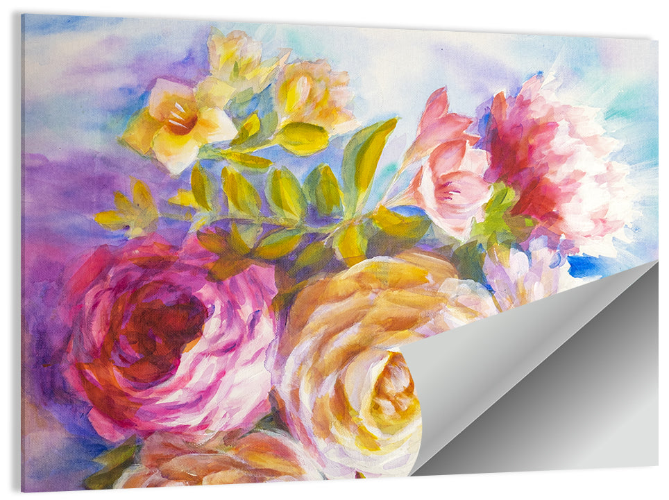 Peonies & Roses Wall Art