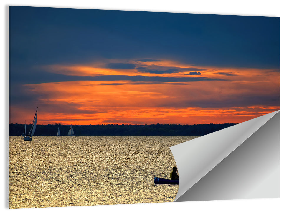 Ottawa River Sunset Wall Art