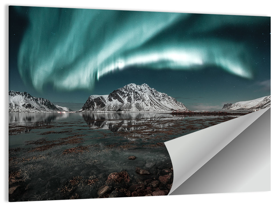 Lofoten Northern Lights Wall Art