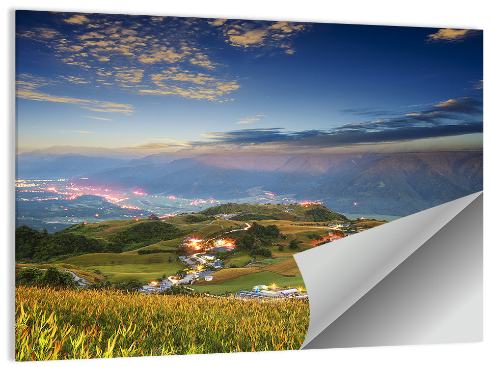 Night Shot Sixty Stone Mountain Wall Art