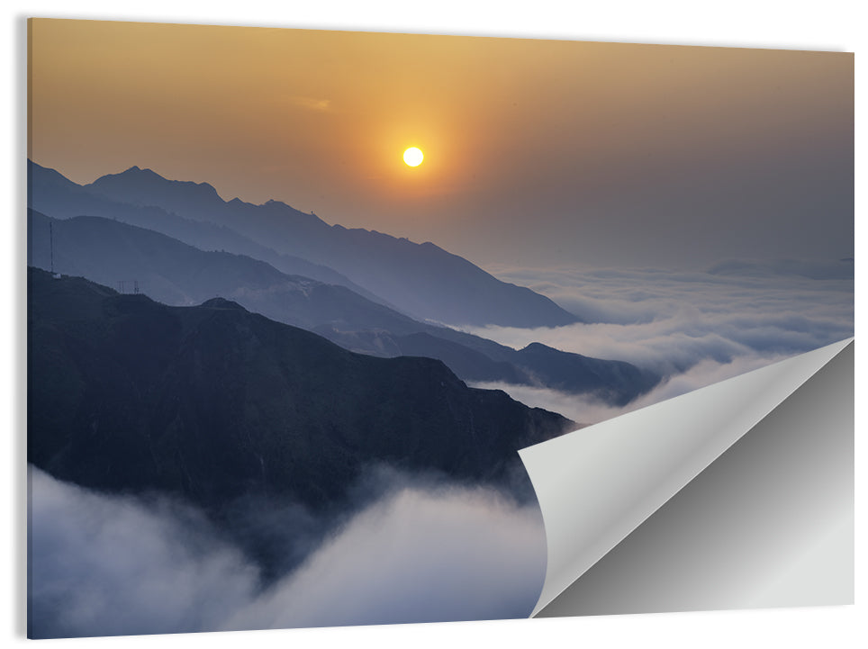 Ta Xua Mountain Range Wall Art