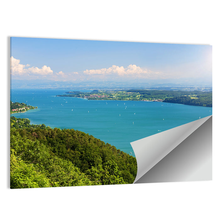Immenstaad View of Lake Constance Wall Art as a poster print