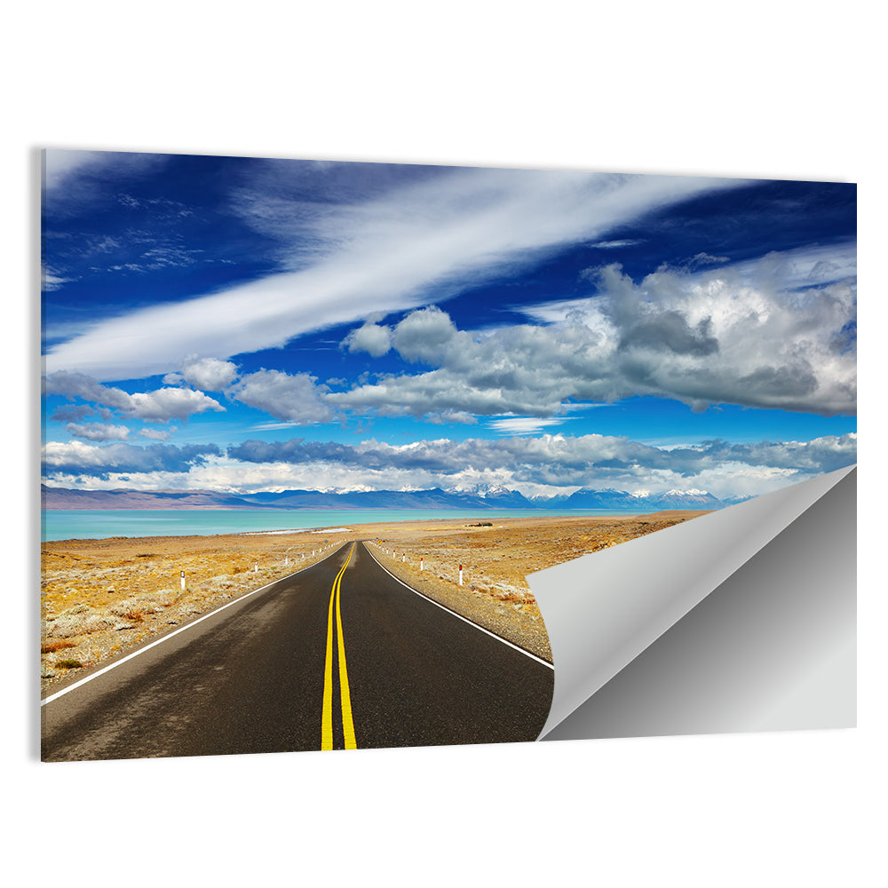 Road To Viedma Lake Wall Art