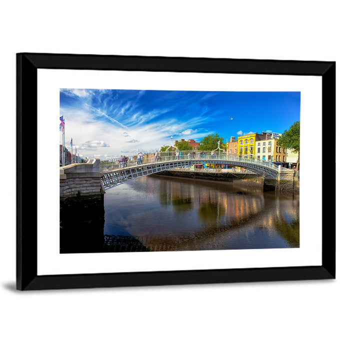 Ha'penny Bridge, Dublin Wall Art as a framed print