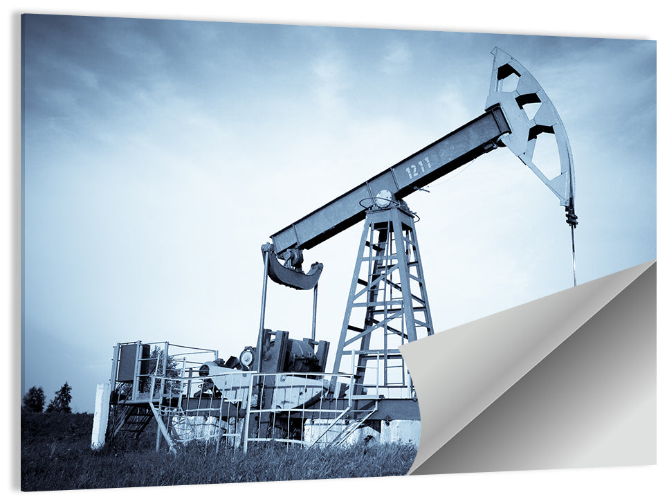 Oil Pump Jack Wall Art