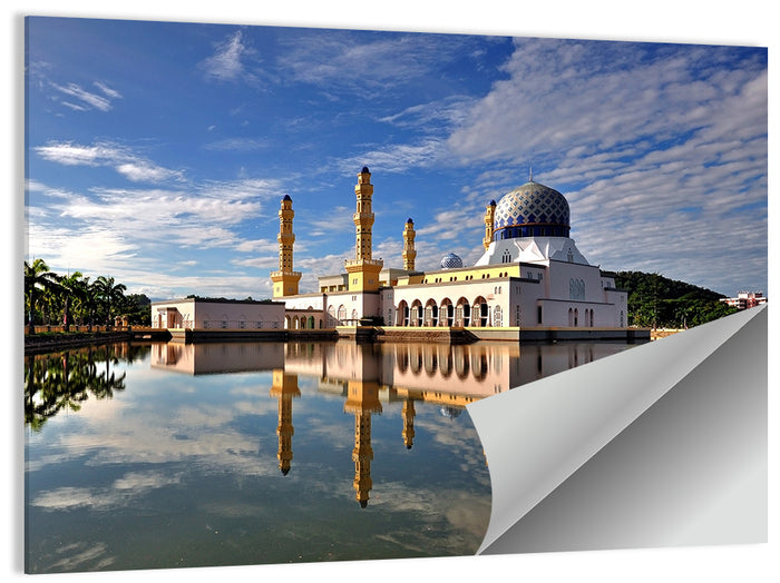 Kota Kinabalu City Mosque Wall Art as a poster print
