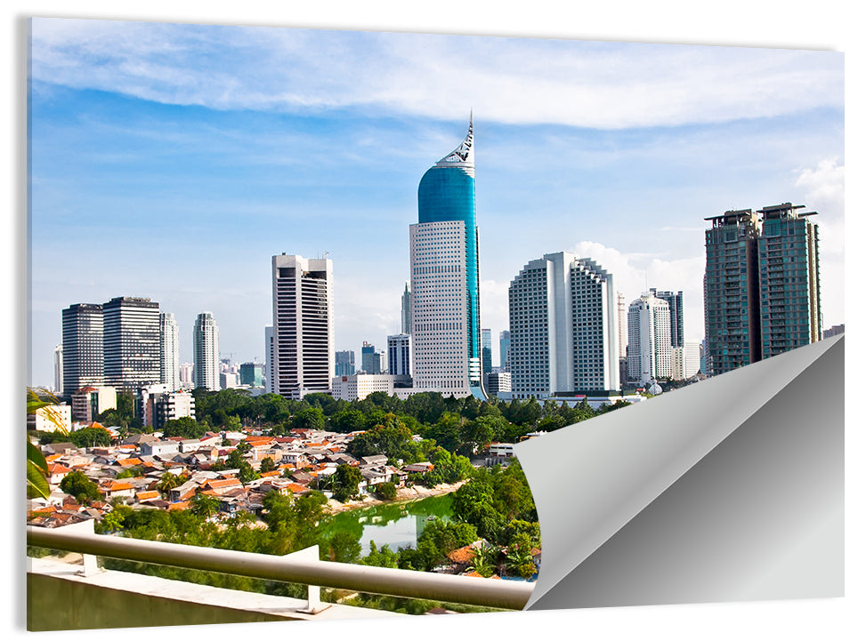 Jakarta City Wall Art