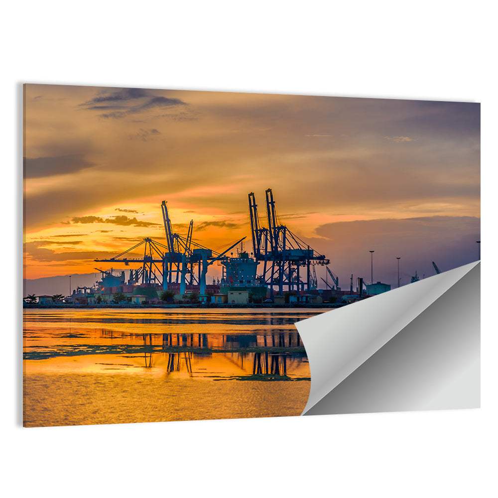 Djibouti Port Wall Art