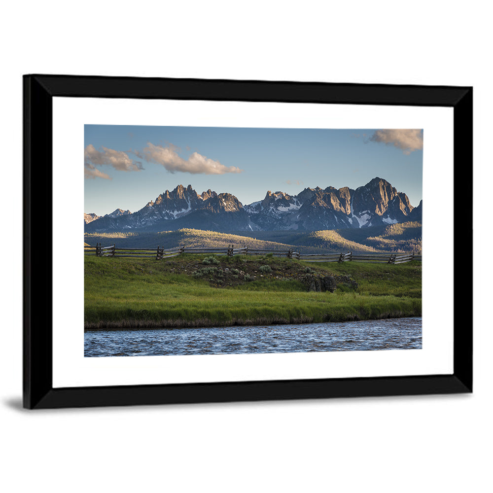 Sawtooth Mountain Range Wall Art