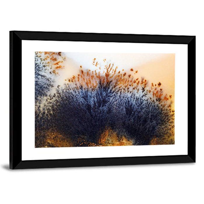 Moss Agate Study Wall Art as a framed print