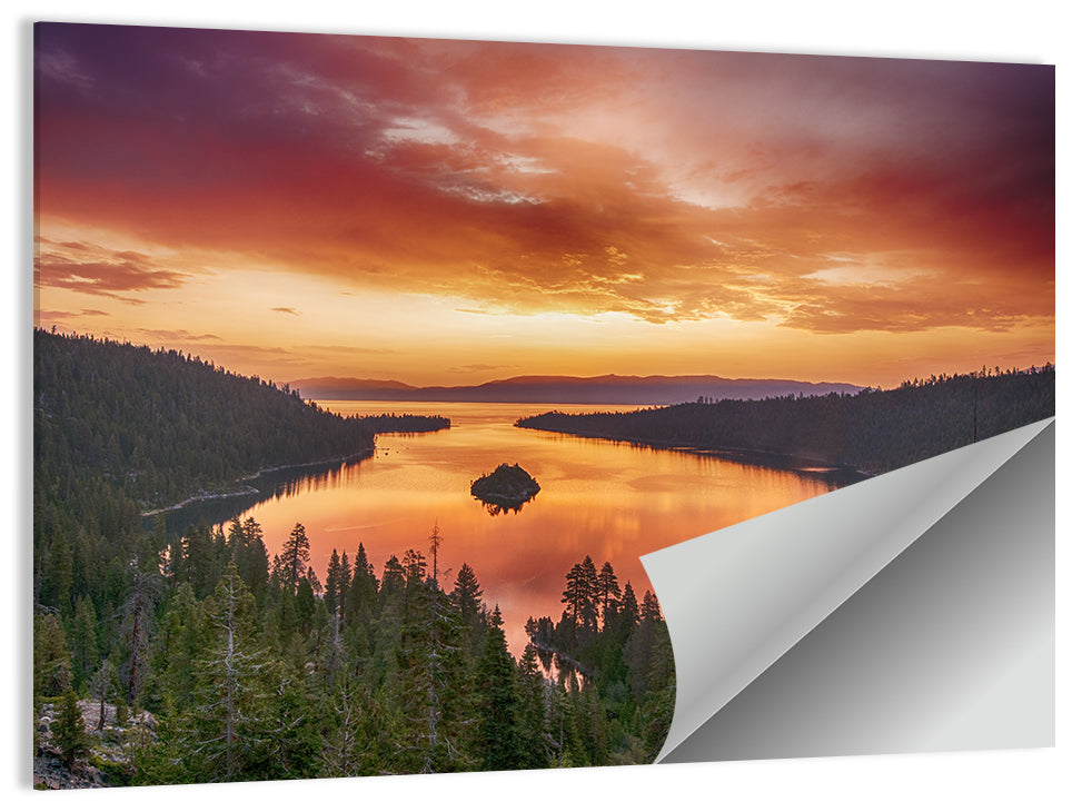 Lake Tahoe Sunrise Wall Art