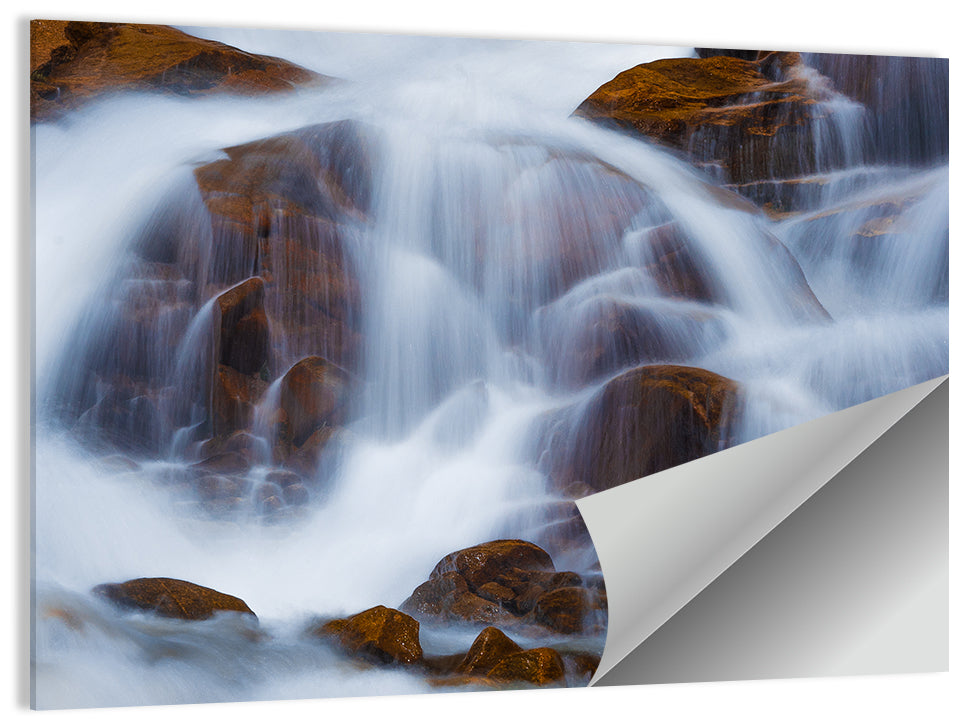 Rocky Mountain Waterfall Wall Art