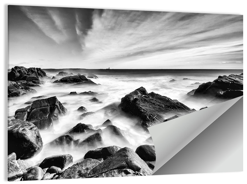 Maine Rocky Coastline Wall Art