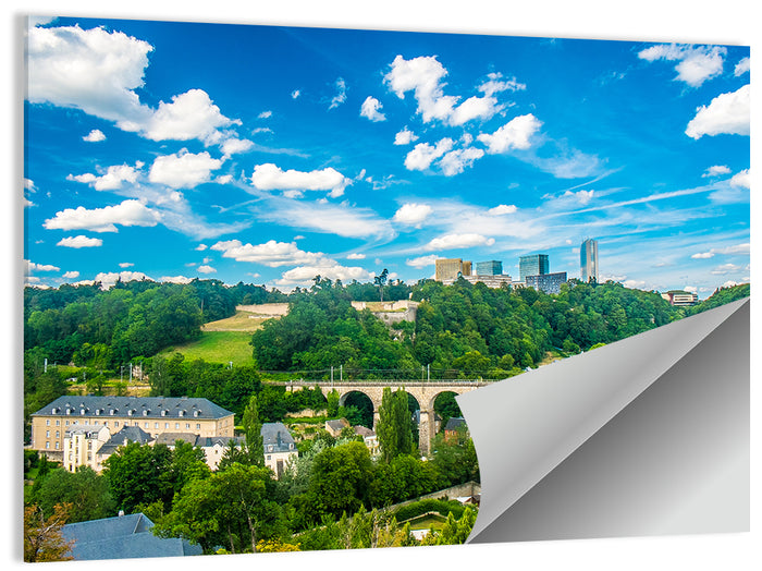 Viaduc De Pulvermühl, Luxembourg Wall Art as a poster print