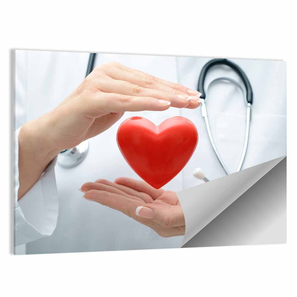 Patient Care Heart Sign Wall Art