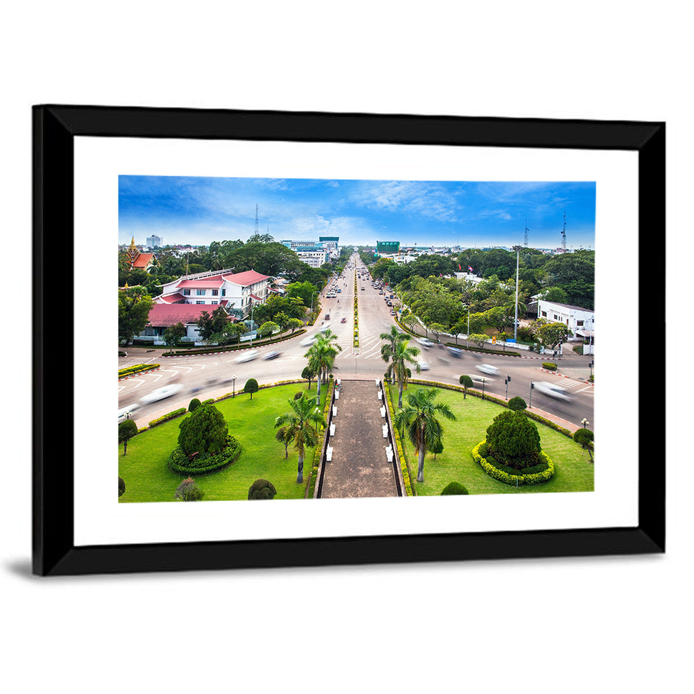 Vientiane City Victory Gate Wall Art