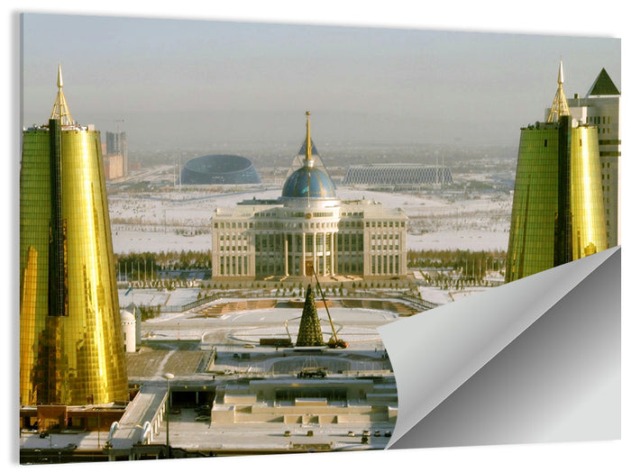 Ak Orda Presidential Palace Astana Wall Art as a poster print