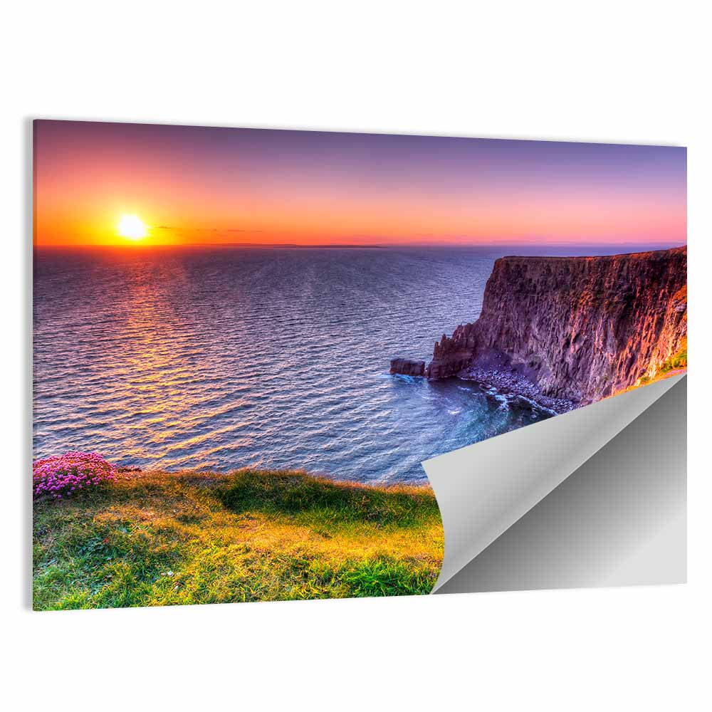 Cliffs Of Moher Sunset Wall Art