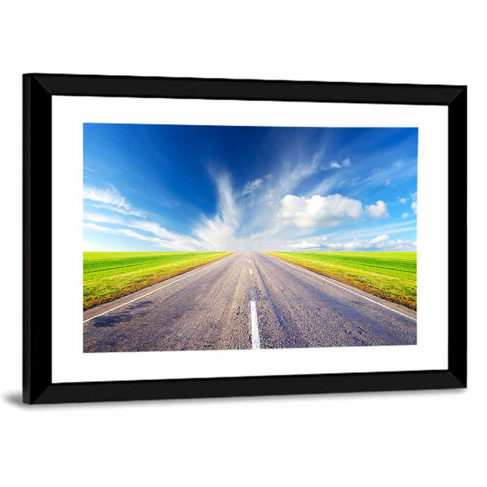 Road to Infinity Wall Art as a framed print