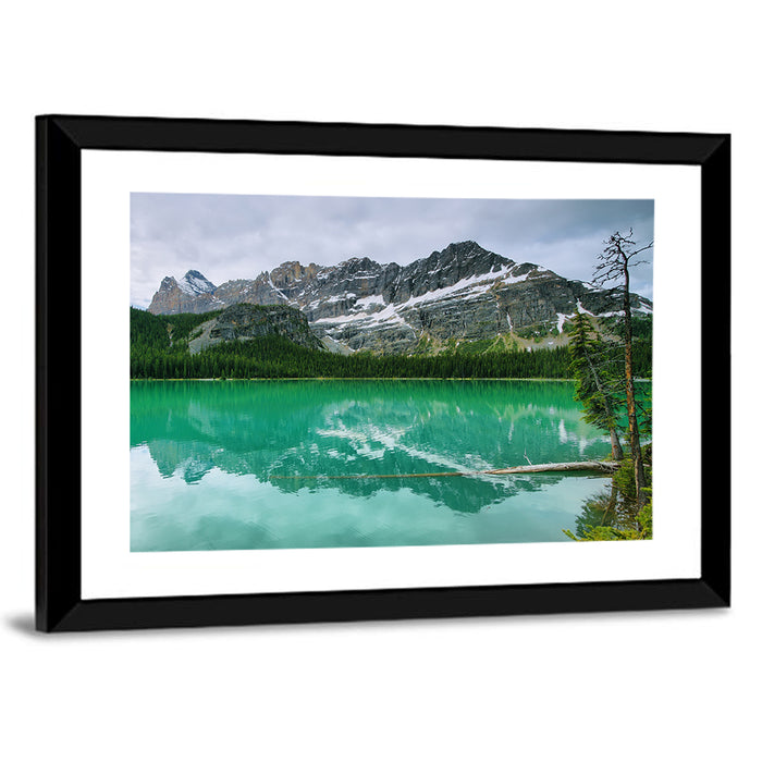 Lake O'hara Reflection Wall Art as a framed print
