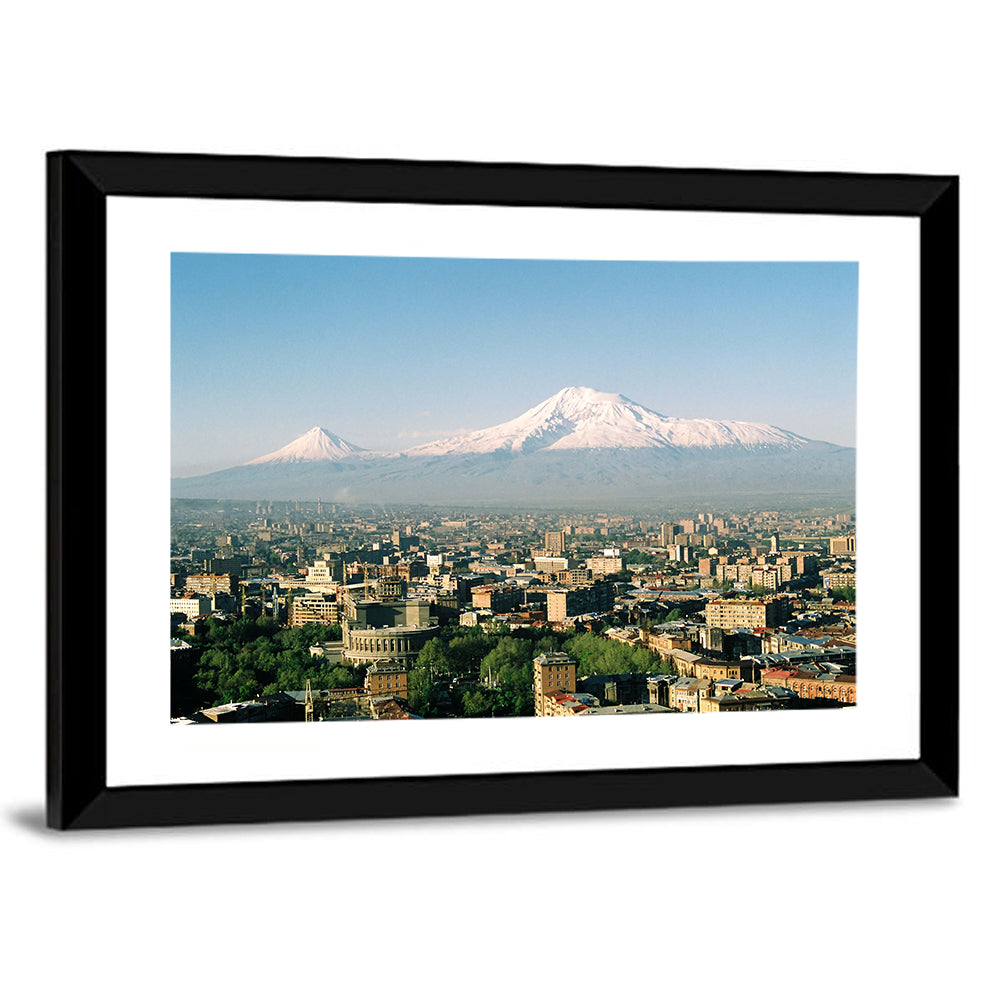 Mount Ararat From Yerevan Wall Art