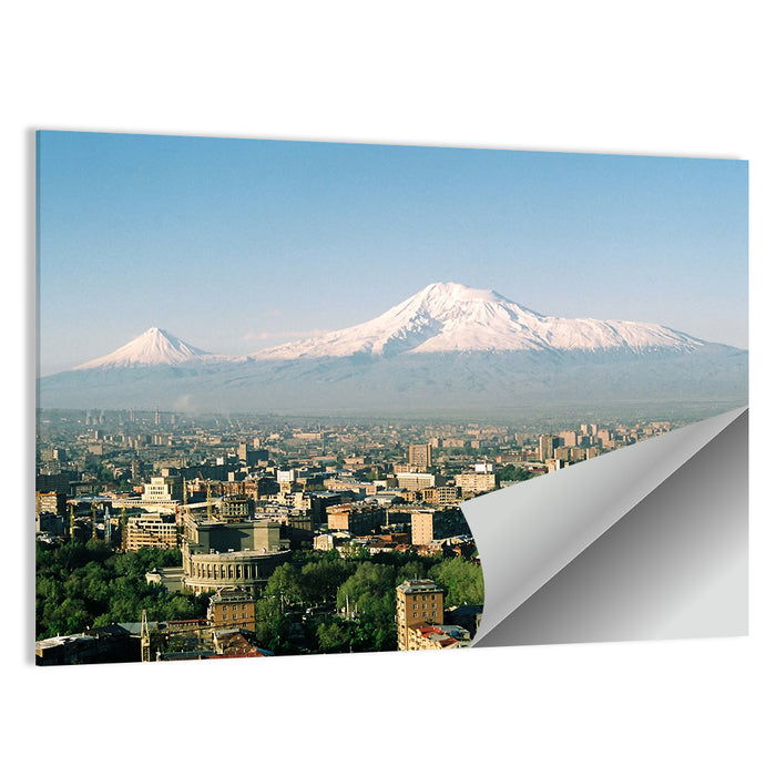 Mount Ararat Over Yerevan Wall Art as a poster print