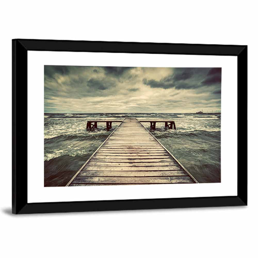 Old Wooden Jetty Wall Art