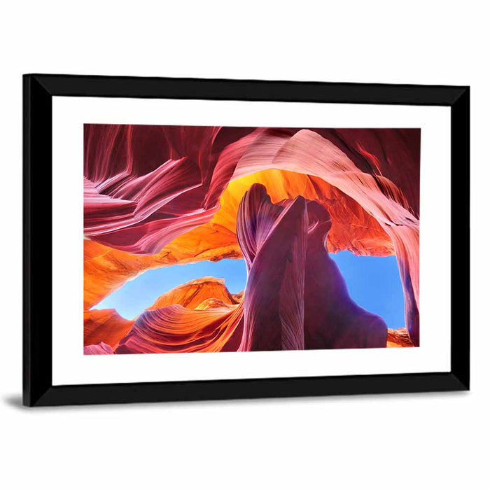 Antelope Canyon Wall Art as a framed print
