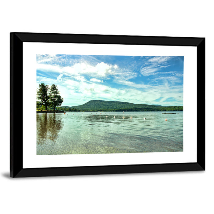 Lake Pleasant Reflections Wall Art as a framed print