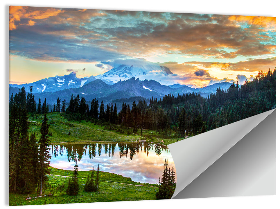 Mount Rainier Tipsoo Lake Wall Art