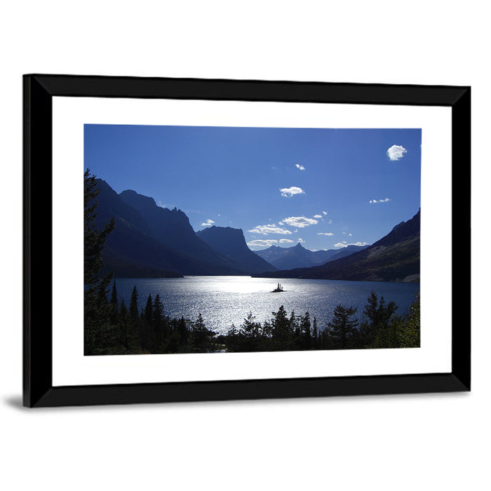 Wild Goose Island, St. Mary Lake Wall Art as a framed print