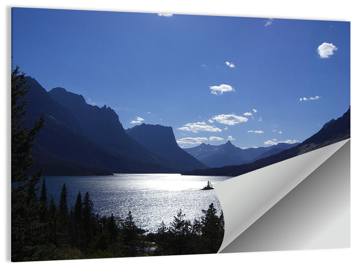 Wild Goose Island, St. Mary Lake Wall Art as a poster print