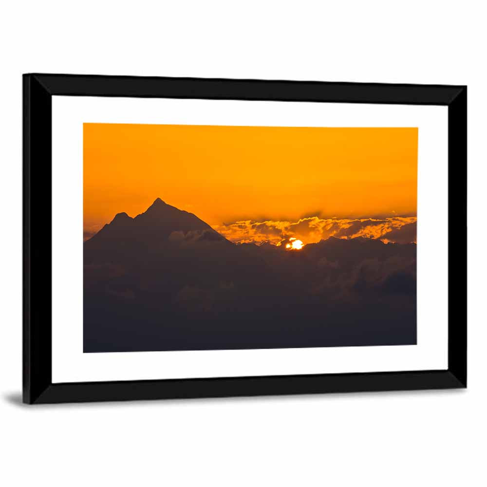 Athos Mountain Sunrise Wall Art